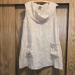 Matchpoint linen dress tunic Sz M excellent preowned condition